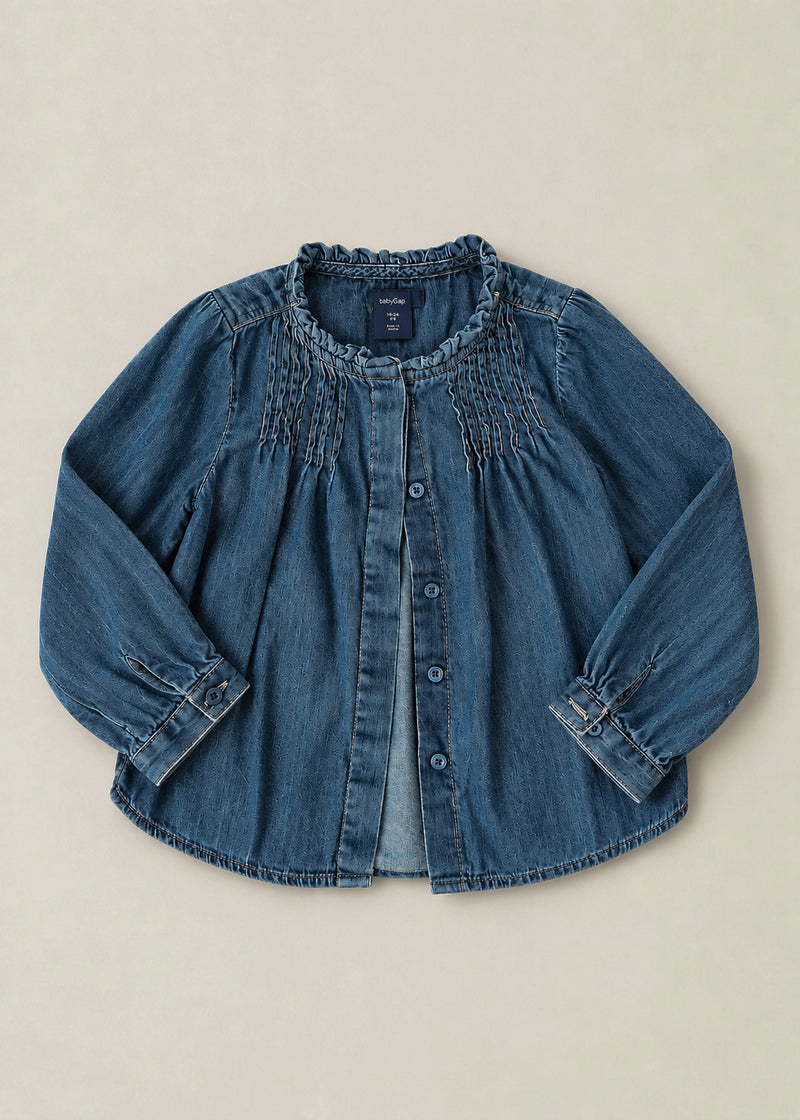 Vintage Baby Gap Denim Blouse