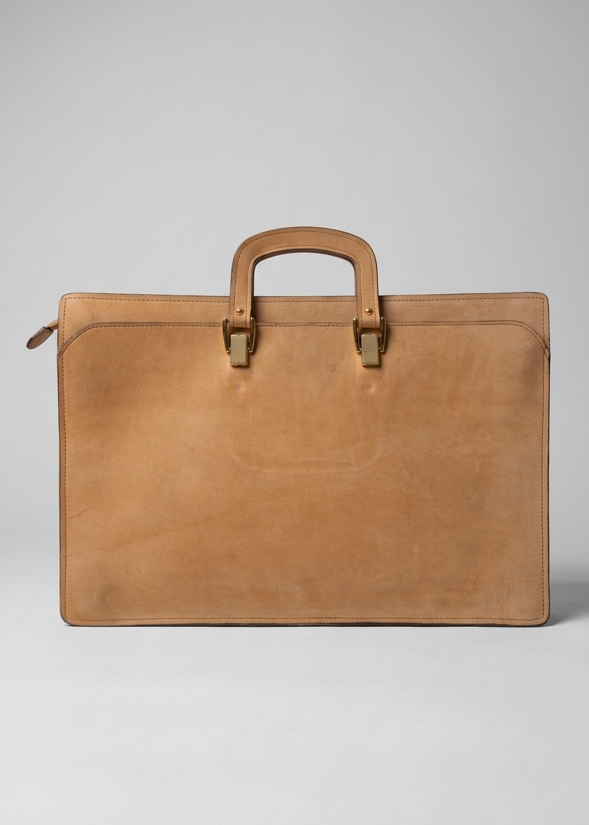 Vintage 1995 Artist Leather Document Case
