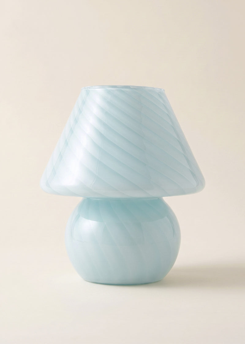 Vintage Murano Style Glass Table Lamp