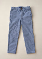 Polo Ralph Lauren blue and white striped boys pants, size 4