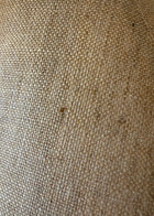 Close-up detail of textured vintage lamp shade