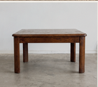 Vintage Made in Canada wood table front view