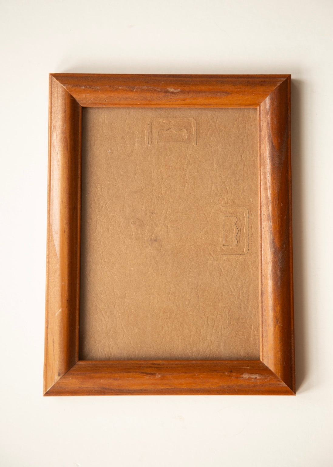 Vintage wooden picture frame detail